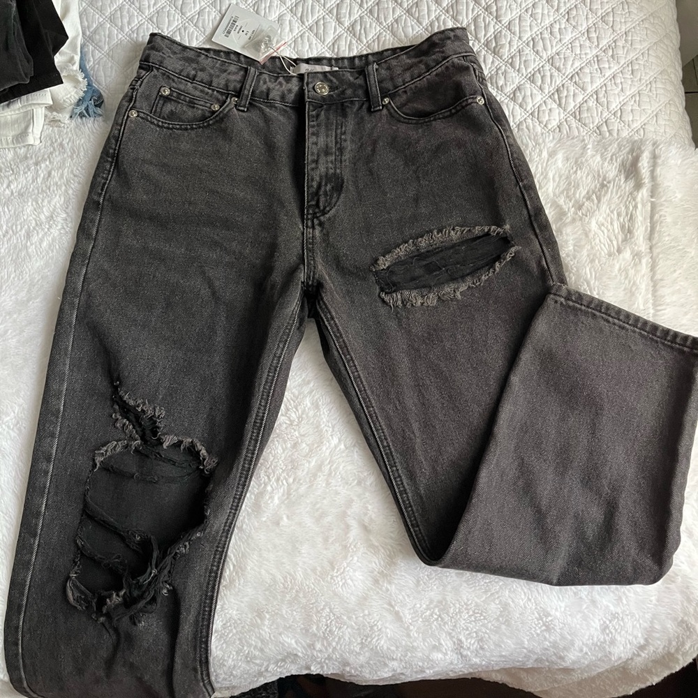 Adika black ripped jeans